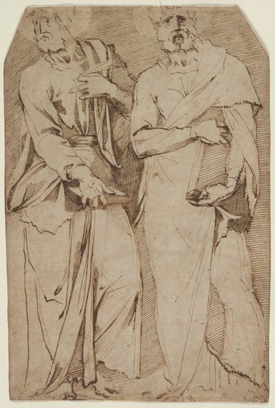 两位常备圣徒，1563-1572年。 作者 乔凡尼·班迪尼（Giovanni Bandini）