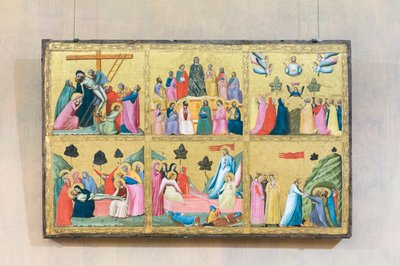 《耶稣受难记》，乔瓦尼·巴龙齐奥，里米尼，活跃于 1343-1345 年，国家古代艺术画廊，罗马，意大利 作者 乔凡尼·巴伦齐奥·达里米尼