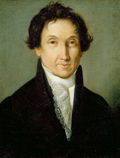 乔瓦尼·巴蒂斯塔·博尔盖西（Giovanni Battista Borghesi，1790-1846）的自画像 作者 乔瓦尼·巴蒂斯塔·博尔盖西