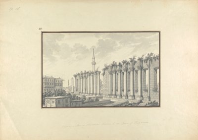 View of Ruins of the Asclepium at Pergamon 作者 乔瓦尼·巴蒂斯塔·博拉