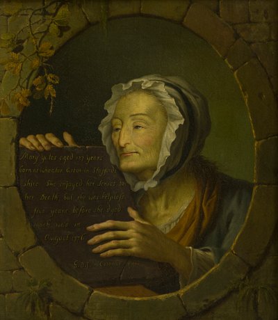 玛丽-耶茨肖像（1649-1776 年）（布面油画） 作者 乔瓦尼·巴蒂斯塔（Giovanni Battista）Innocenzo Colombo