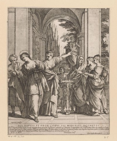 圣维维安拒绝向异教诸神献祭 作者 Pietro da Cortona