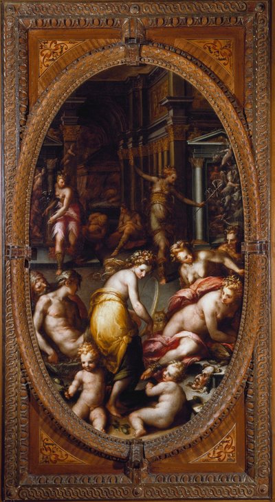 Allegory of dreams (Painting 作者 乔凡尼·巴蒂斯塔·纳尔迪尼