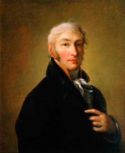 作者和历史学家尼古拉·卡拉姆津（Nikolay M Karamzin）的肖像，1805年 作者 乔凡尼·巴蒂斯塔·奥尔托拉尼·达蒙