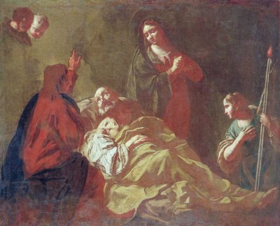圣约瑟夫之死，1740年 作者 乔凡尼·巴蒂斯塔·皮亚泽塔
