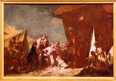 大流士家族恳求亚历山大 作者 乔凡尼·巴蒂斯塔·皮亚泽塔