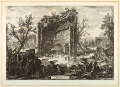 特拉扬浴场 作者 Giovanni Battista Piranesi