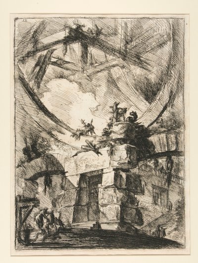 卡塞里，九：巨轮 作者 Giovanni-Battista Piranesi