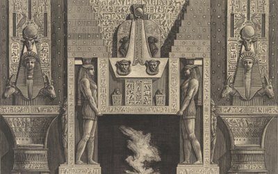 埃及风格的烟囱...，1769年。 作者 乔凡尼·巴蒂斯塔·皮拉涅西