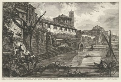 Cloaca Maxima te Rome
塔尔奎尼奥-苏比波（Tarquinio Superbo）建造的古代 Sostrizioni（......）的景色（物体上的标题
罗马风景（系列标题）
建筑师皮拉内西（Giambattista Piranesi）绘制并雕刻的罗马风景图（系列标题 作者 Giovanni Battista Piranesi