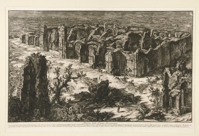 Rovine delle Terme Antoniniane（安东尼浴场遗址[卡拉卡拉浴场]），选自《罗马故事》（Vedute di Roma 作者 Giovanni-Battista Piranesi