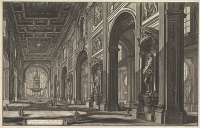 拉托拉诺的S. Giovanni。内饰，约。 1768。 作者 乔凡尼·巴蒂斯塔·皮拉涅西