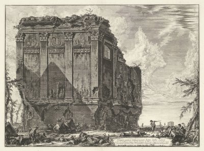 罗马的萨卢斯神庙
Tempio antico volgarmente detto della Salute su la Via d