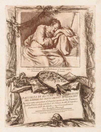 Barberi da Cento Ietto il Gerucino 部分绘画作品集》扉页 作者 乔凡尼·巴蒂斯塔·皮拉涅西