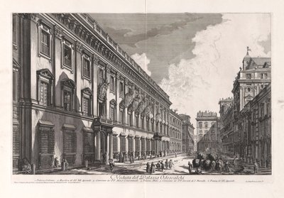 奥德斯卡尔基宫景观，摘自《罗马景观 作者 Giovanni-Battista Piranesi