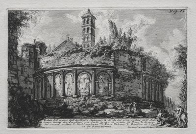 卡斯特兰斯露天剧场遗迹景观 作者 Giovanni Battista Piranesi