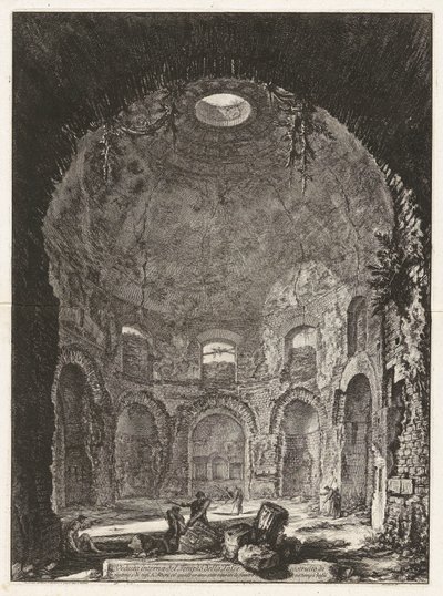 咳嗽寺内景 作者 Giovanni-Battista Piranesi