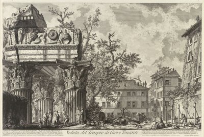 维杜塔与木星托南斯神庙，c。 1755 作者 乔凡尼·巴蒂斯塔·皮拉涅西