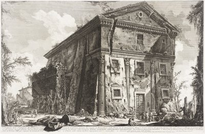 巴克斯神庙的看法，1760-78 作者 乔凡尼·巴蒂斯塔·皮拉涅西