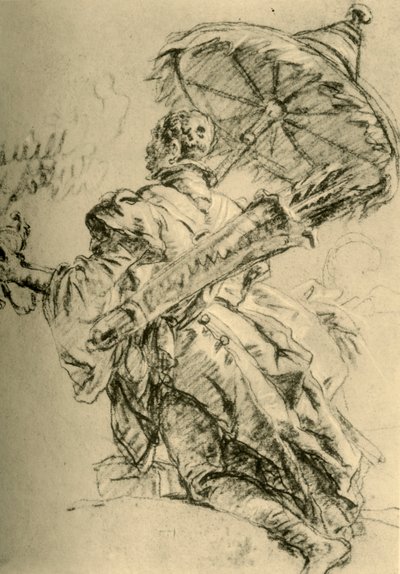 1752年，带箭袋和遮阳篷的沼地，1928年。 作者 乔凡尼·巴蒂斯塔·提埃波罗