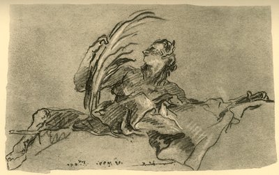 女农，c1761，1928 作者 乔凡尼·巴蒂斯塔·提埃波罗