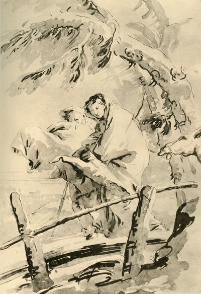1752年之前，于1928年飞往埃及 作者 乔凡尼·巴蒂斯塔·提埃波罗