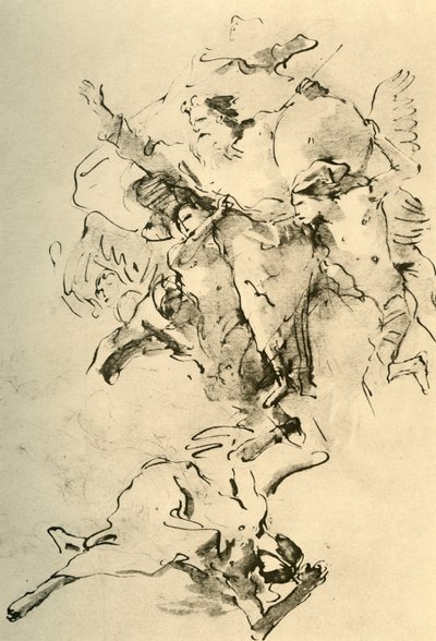 父神被天使包围，1758年至1759年，1928年 作者 乔凡尼·巴蒂斯塔·提埃波罗