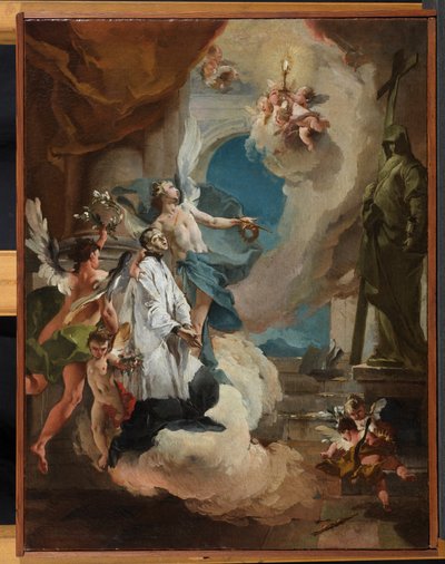St. Aloysius Gonzaga in Glory，c.1726 作者 乔凡尼·巴蒂斯塔·提埃波罗