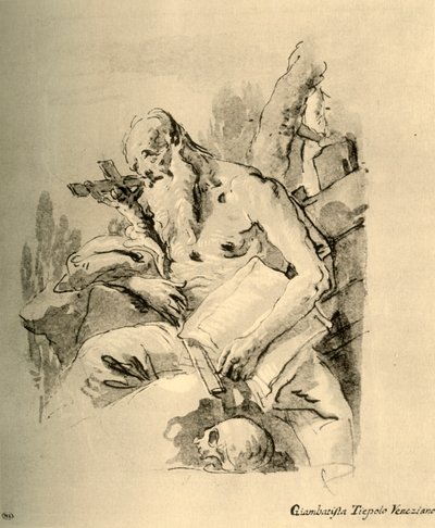 圣杰罗姆，18世纪中叶，1928年 作者 乔凡尼·巴蒂斯塔·提埃波罗