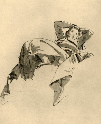 女人休息，18世纪中叶，1928年 作者 乔凡尼·巴蒂斯塔·提埃波罗
