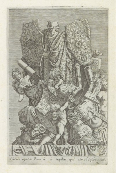雕刻和雕塑作品集
Cimbrico reportata Romae in via exquilina apud (...) （物品标题）
罗马的古代雕塑（系列标题）
Antiquarum statuarum urbis Romae quae in publicis locis visuntur icones（系列标题） 作者 乔瓦尼·巴蒂斯塔·德卡瓦列里