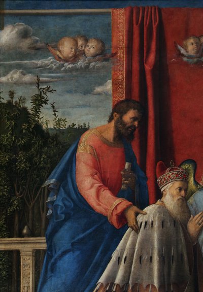 巴尔巴里戈祭坛画（细节） 作者 乔凡尼·贝里尼（Giovanni Bellini）