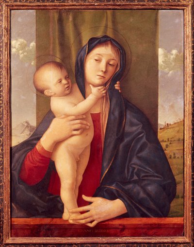 圣母与圣婴（威利斯圣母像） 作者 乔凡尼·贝里尼（Giovanni Bellini）