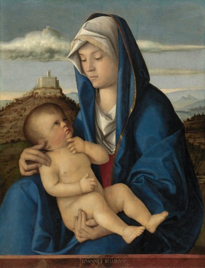 圣母与圣婴 作者 乔凡尼·贝里尼（Giovanni Bellini）