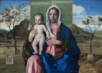 圣母与圣婴 作者 乔凡尼·贝里尼（Giovanni Bellini）