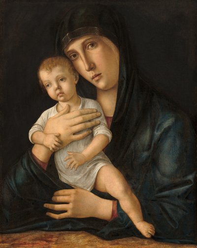 圣母与儿童，约1480-1485。 作者 乔凡尼·贝里尼（Giovanni Bellini）