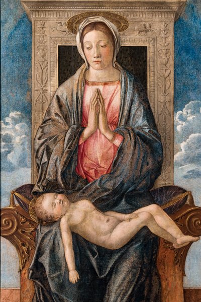 圣母与熟睡的婴儿》，乔瓦尼-贝利尼（Giovanni bellini）作，约 1470 年。 作者 乔凡尼·贝里尼（Giovanni Bellini）