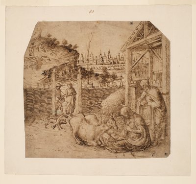 耶稣诞生，约1480年 作者 乔凡尼·贝里尼（Giovanni Bellini）