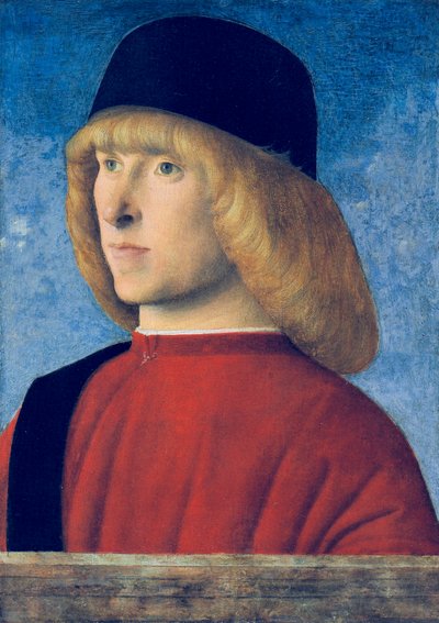一位年轻参议员的肖像 作者 乔凡尼·贝里尼（Giovanni Bellini）