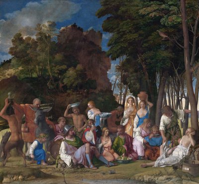众神的盛宴 作者 乔凡尼·贝里尼（Giovanni Bellini）