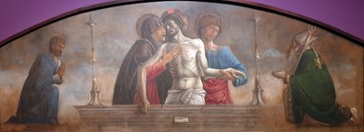 与圣人马可和巴里的尼古拉一起哀悼 作者 乔凡尼·贝里尼（Giovanni Bellini）