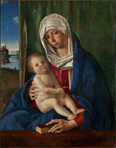 圣母子女 作者 乔凡尼·贝里尼（Giovanni Bellini）