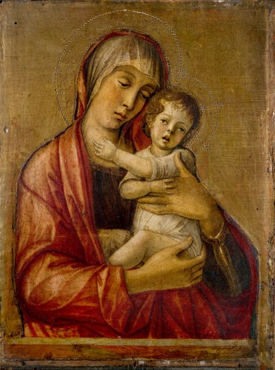 圣母与儿童，1460年代末-1470年代初 作者 乔凡尼·贝里尼（Giovanni Bellini）