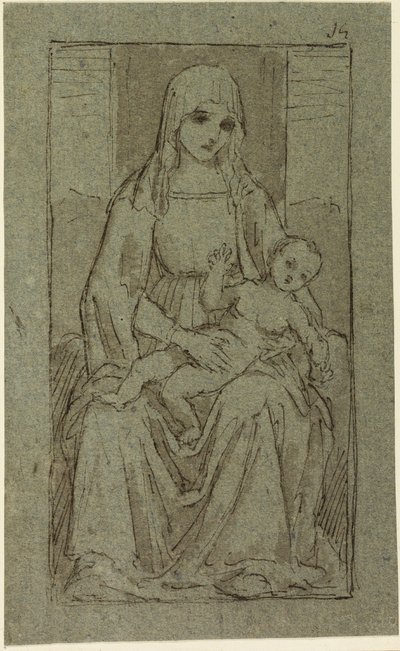 圣母和圣婴 作者 乔凡尼·贝里尼（Giovanni Bellini）