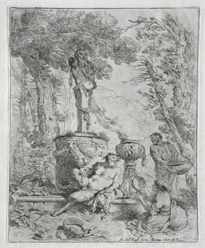 潘宴，1648年。 作者 乔凡尼·贝内代托·卡斯蒂廖内