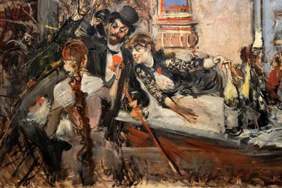 在贝热尔剧院 作者 乔凡尼·博尔迪尼（Giovanni Boldini）