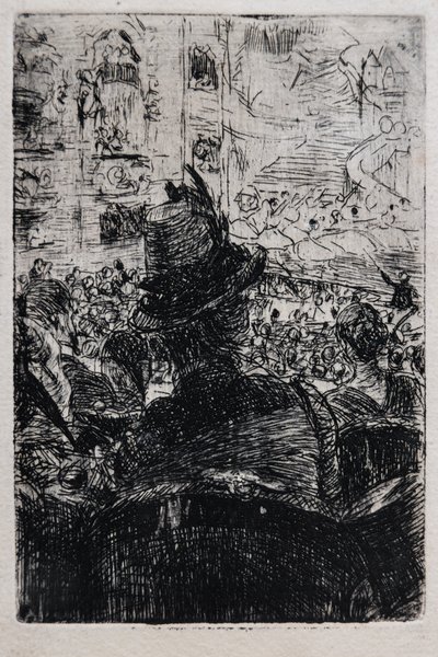 巴黎歌剧院，约 1880 年（条纹纸） 作者 乔凡尼·博尔迪尼（Giovanni Boldini）