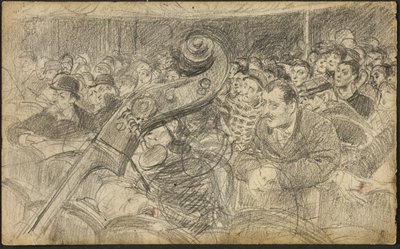 巴黎剧院的观众 II 作者 乔凡尼·博尔迪尼（Giovanni Boldini）