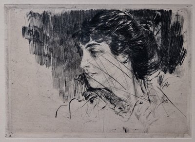 加布里埃尔·德·拉斯蒂伯爵夫人 作者 乔凡尼·博尔迪尼（Giovanni Boldini）