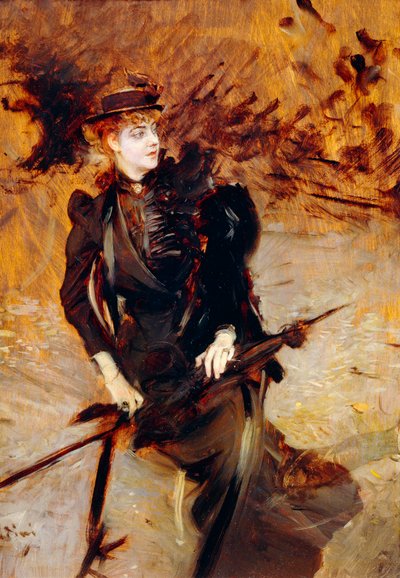 女性肖像，乔瓦尼·博尔迪尼 (1842-1931) 作者 乔凡尼·博尔迪尼（Giovanni Boldini）